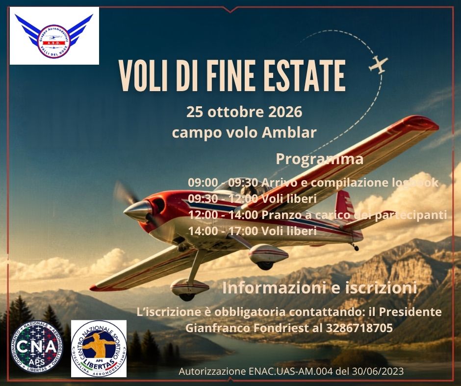 Voli fine estate 2026